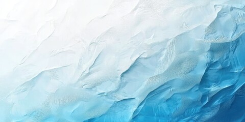 Obraz premium Gradient background with frosty ice blue and pale white