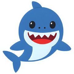 funny cartoon shark