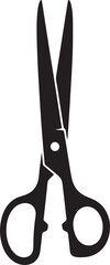 Black silhouette of scissors