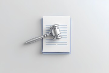 Final Decision Judge's Gavel on an Official Legal Document