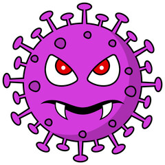 Virus Character Illustration