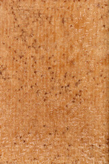 A close-up shot shows the grainy and coarse surface of smoked tofu, highlighting its texture
