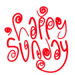 Happy sunday sticker