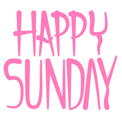 Happy sunday sticker