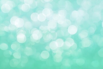 Abstract turquoise bokeh background with circles