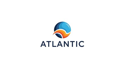 Atlantic Globe Abstract Logo Design