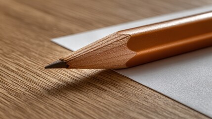 Pencil on table banner