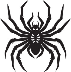  Halloween Spider Silhouette Vector