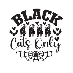 Vector silhouette of cat on white backgroud.