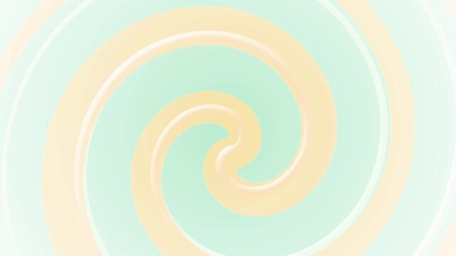 sweet candy cane or lollipop themed colourful abstract spiral background in light sky blue and purple claret with a hypnotic circular winding swirl graphic animation background 4K