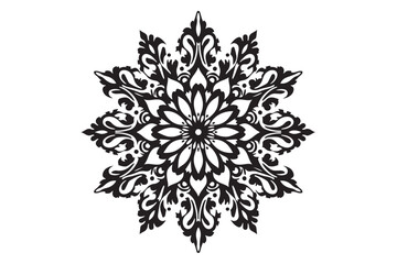 Floral Mandala Laser Cut Silhouette Bundle
