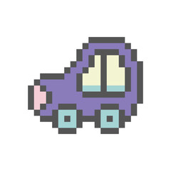toy car cute pixel art
