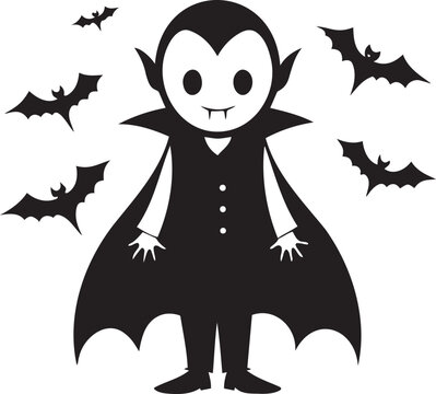 Vampire silhouette halloween acon