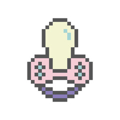 baby pacifier cute pixel art