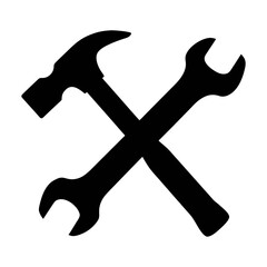Find handyman services hammer and wrench logo for home repair and maintenance needs today