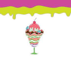 strawberry ice cream