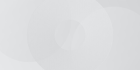 White geometric abstract background overlap layer on bright space with lines effect decoration. Modern design