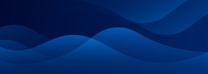Experience the modern elegance of the abstract gradient wave background. Its dark blue waves create a captivating atmosphere for websites, social media, advertising, and presentations