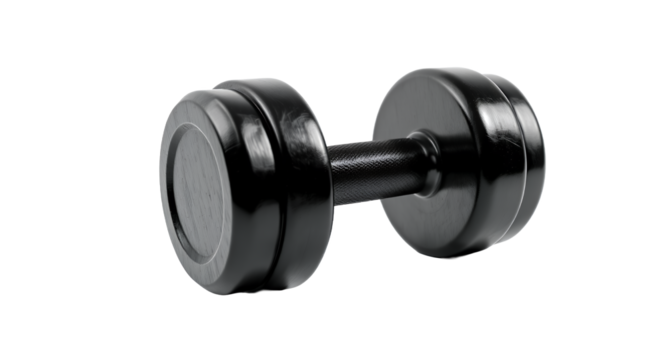 Black Dumbbell Strength Training Equipment for Home Gyms Fitness