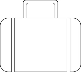 vector illustration of a suitcase