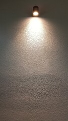 light on the wall texture.