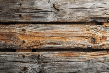 Vintage wood wall banner