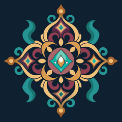 abstract vector background with ornament