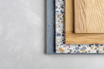 Wooden boards banner