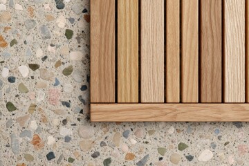 Wooden boards banner