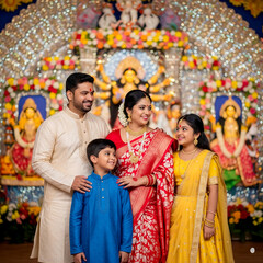 Durga Idol Immersion Procession Celebration