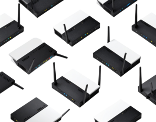 Multiple Wireless Routers PNG Collection