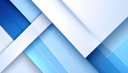 Fototapeta premium Dynamic blue geometric patterns digital art abstract design modern aesthetic creative environment high-resolution viewpoint