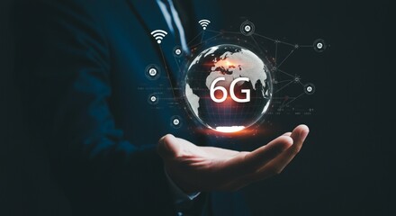 6G Technology Global Network Innovation Concept.