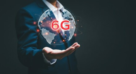 6G Technology Global Network Innovation Concept.