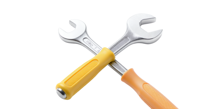 High-Quality Metal Wrenches with Ergonomic Grips - Professional Tools for Repair Maintenance