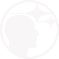 Abstract ilustration head vecktor.