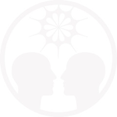 Abstract ilustration head vecktor.