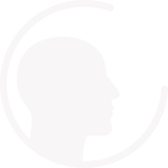 Abstract ilustration head vecktor.