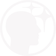 Abstract ilustration head vecktor.