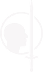 Abstract ilustration head vecktor.