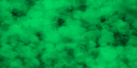 Vivid Green Fog Abstract Background. Abstract Emerald Cloud Swirl. Mystical Green Smoke Texture. abstract background