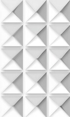 Obraz premium Abstract geometric pattern in white and gray