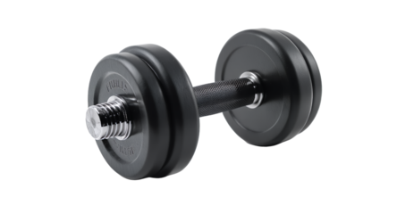 Premium Black Dumbbell for Home Gym Fitness Strength Training