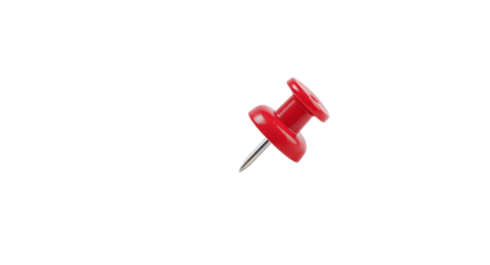 Red Thumbtack, Push Pin, Office Supplies, Stationery, Pin, Tack, Notice Board Supplies, Corkboard, Bulletin Board