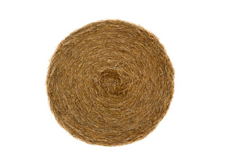 dryround bale isolated on white background