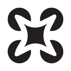 Obraz premium black and white vector illustration of an abstract background abstract black and white vector black and white star vector illustration of an abstract 