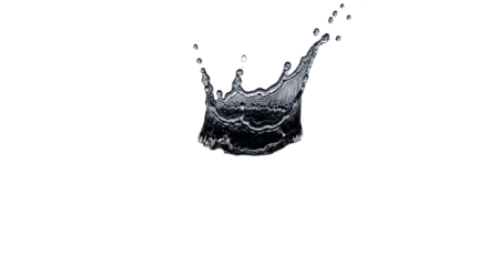 Stunning Water Drop Impact High-Resolution Royalty Free Image