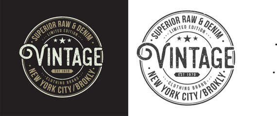 Classic Motorcycle Rider Emblem Vintage T-Shirt Design – Grunge Retro Badge Art