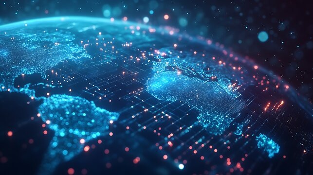 Advanced smart city infrastructure beneath cloudy atmosphere high resolution picture