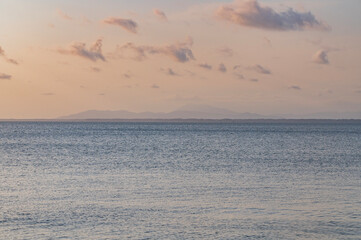 茨城　夕暮れの霞ヶ浦